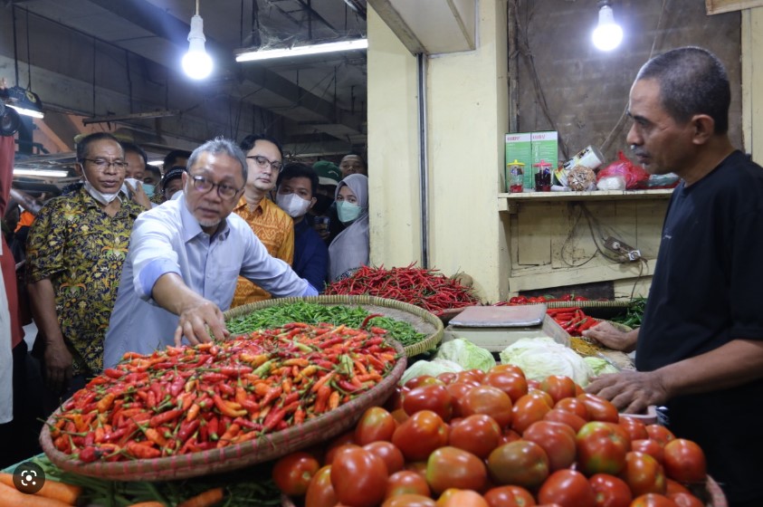 Menteri-Perdagangan-Sidak-harga-Kebutuhan-Pokok-Ke-Pasar